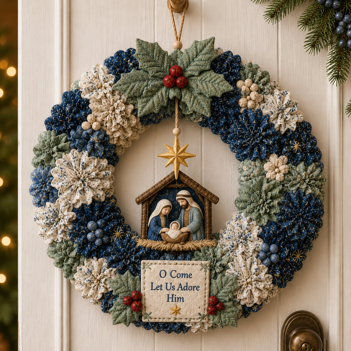🔥 50% OFF Today – Easy 3D Christmas Wreath DIY Kit