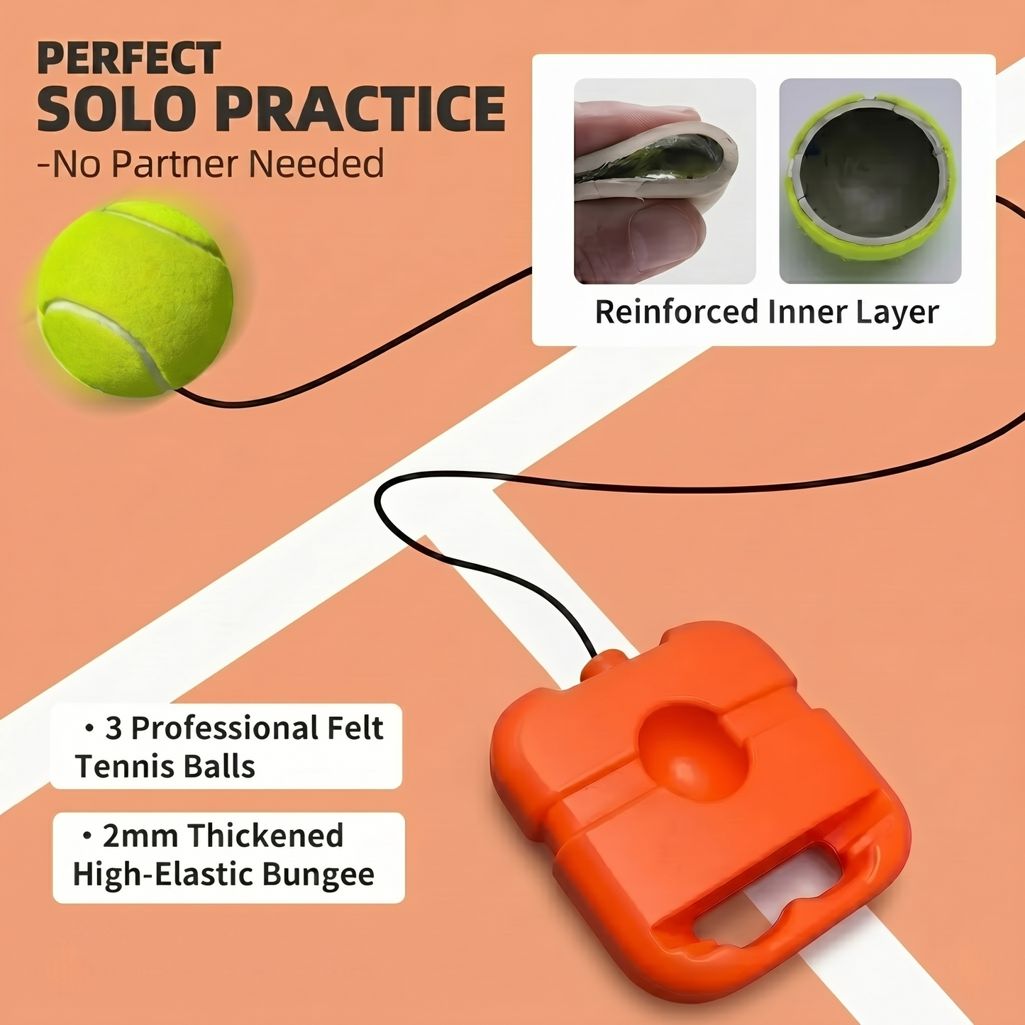 Tennis Single-Player Training Kit