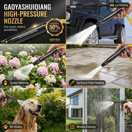 🔥Limited-time event, buy more get more free.🔥 - Home High-Pressure Car Wash Water Gun-1
