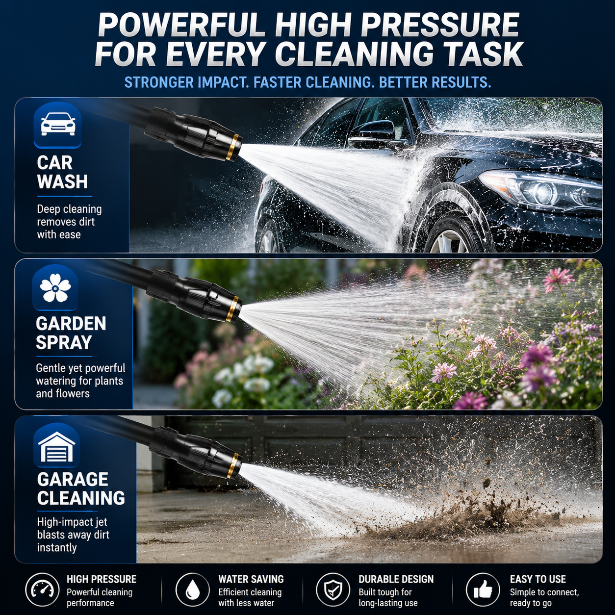 🔥Limited-time event, buy more get more free.🔥 - Home High-Pressure Car Wash Water Gun-1