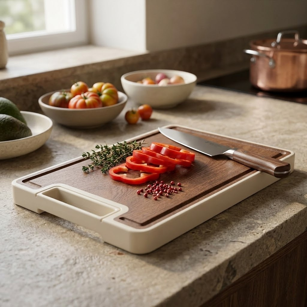 Professional Dual-Material Cutting Board