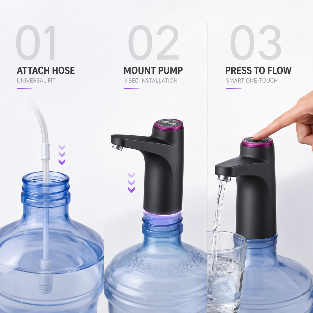 🔥 Limited-Time 50% OFF: Smart Rechargeable Water Pump – 600ml Auto-Stop, Continuous Flow & Long Battery Life-1