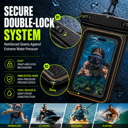 Floating Waterproof Phone Pouch – Touchscreen Dry Case for Beach, Pool & Boat Trips