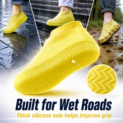 Pro-Grade Wear-Resistant Waterproof Shoe Covers (Reinforced Silicone)-1