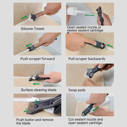 🔥 Last day Buy 1 Get 1 Free｜This 3-in-1 Tool Makes Caulking Easy For Anyone-1