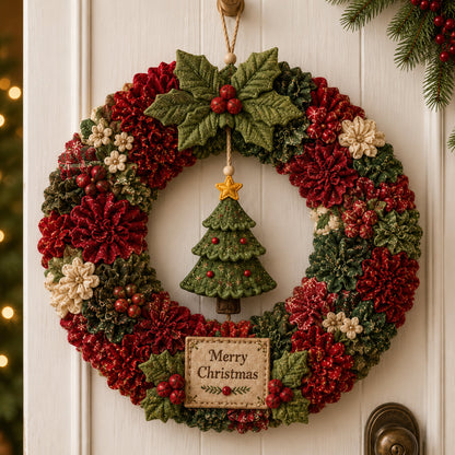 🔥 50% OFF Today – Easy 3D Christmas Wreath DIY Kit