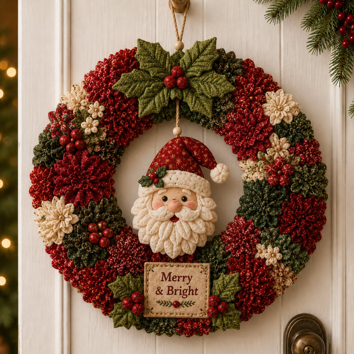 🔥 50% OFF Today – Easy 3D Christmas Wreath DIY Kit