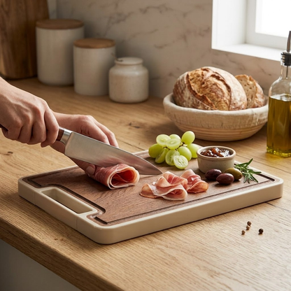 Professional Dual-Material Cutting Board