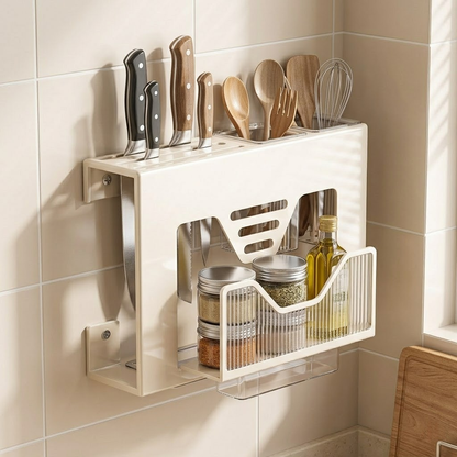 Modern Multi-Functional Wall-Mounted Knife Rack