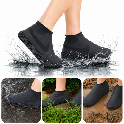 Pro-Grade Wear-Resistant Waterproof Shoe Covers (Reinforced Silicone)-1