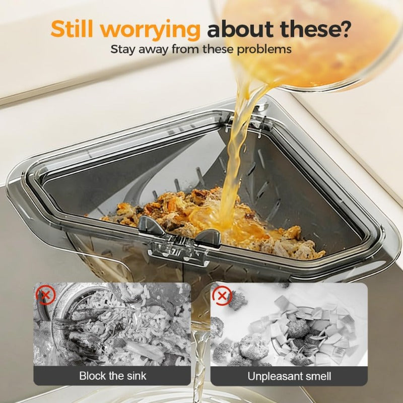 Stop Touching Soggy Scraps: The Ultimate Space-Saving Magnetic Sink Basket
