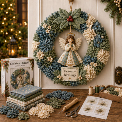 🔥 50% OFF Today – Easy 3D Christmas Wreath DIY Kit