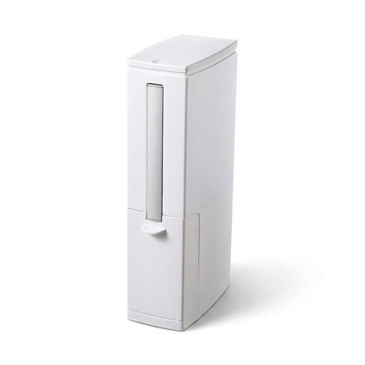 Multi-Functional Narrow Waste Bin and Toilet Brush Set