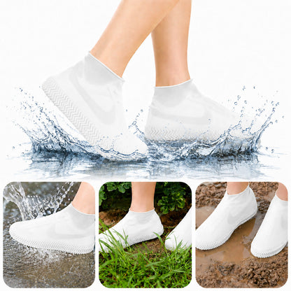 Pro-Grade Wear-Resistant Waterproof Shoe Covers (Reinforced Silicone)-1