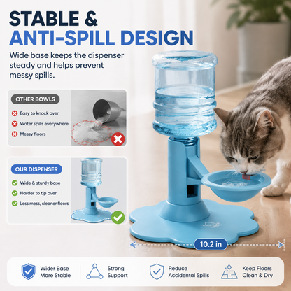 💗50% OFF — Elevated Automatic Pet Waterer for Cats & Small Dogs