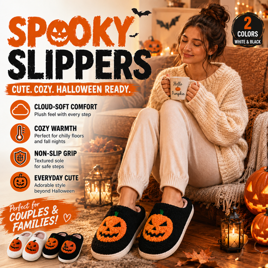🎁Limited-Time 50% OFF — Sirnedam Cloud-Soft Pumpkin Slippers