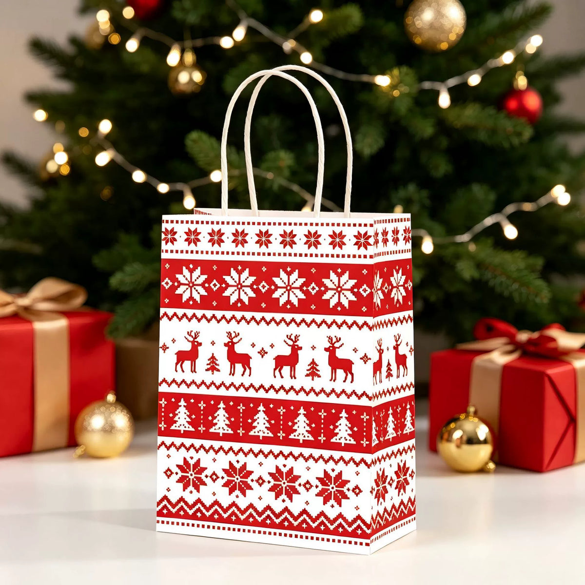 Christmas Gift Bag with Handles 🎁