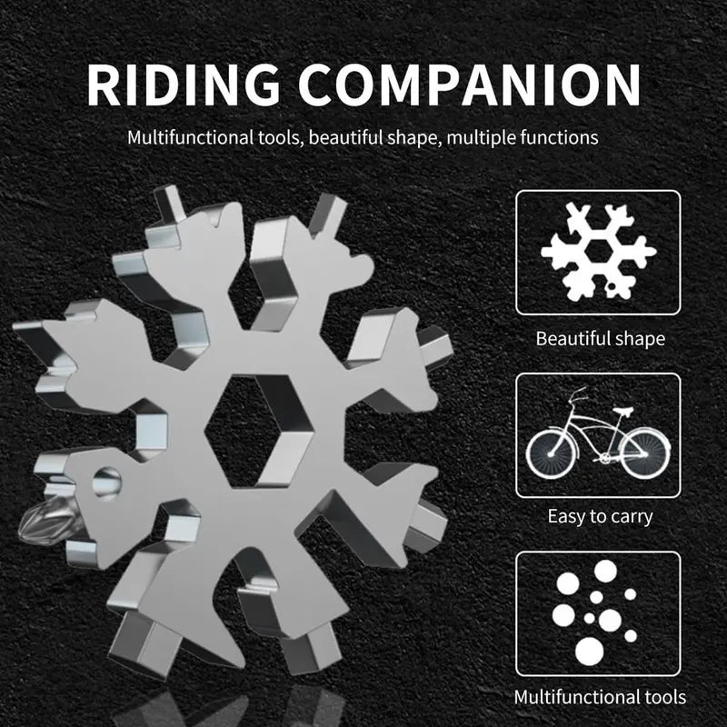 18-In-1 Multi-Functional Snowflake Wrench