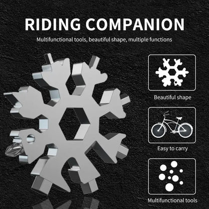 18-In-1 Multi-Functional Snowflake Wrench
