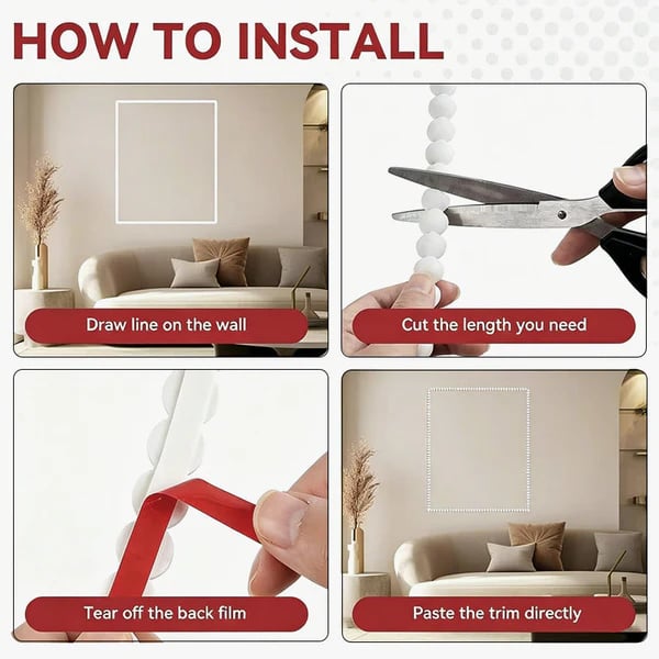 DIY Self Adhesive Decorative Molding Trim（copy）