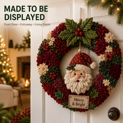 🔥 50% OFF Today – Easy 3D Christmas Wreath DIY Kit