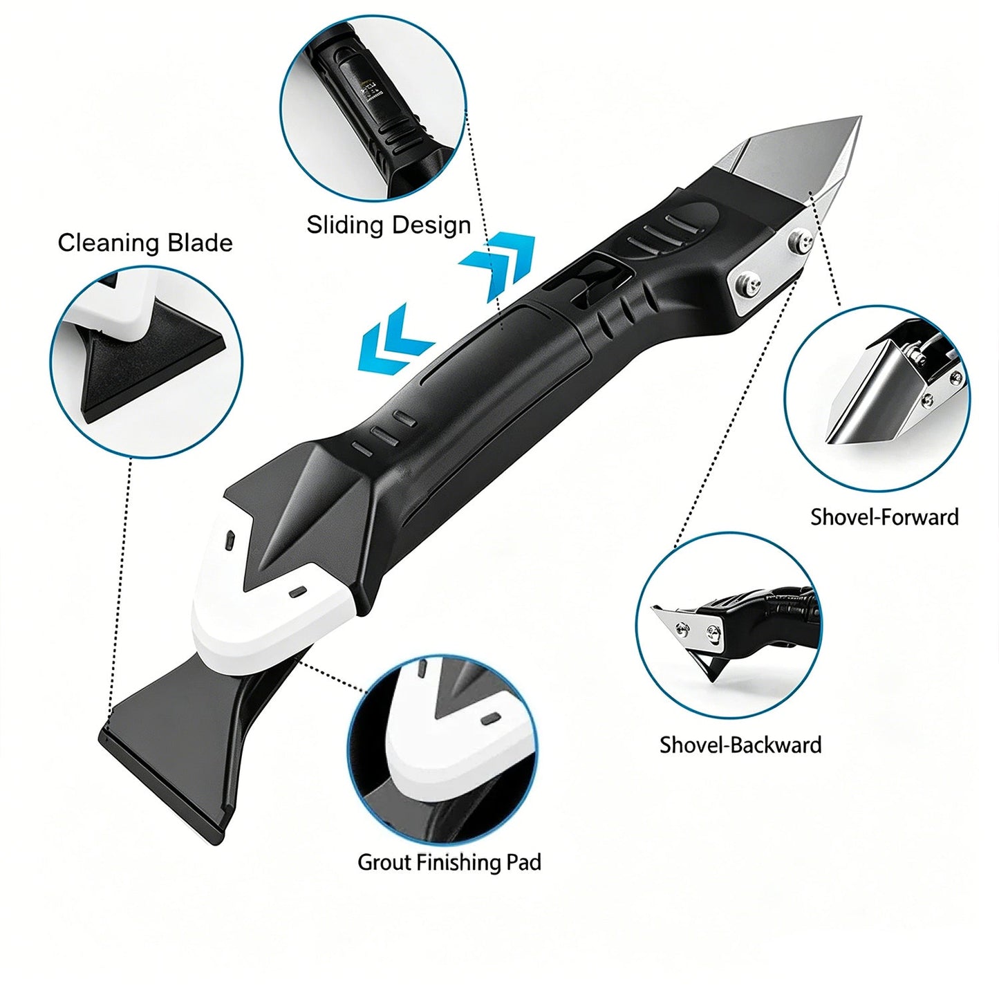 🔥 Last day Buy 1 Get 1 Free｜This 3-in-1 Tool Makes Caulking Easy For Anyone-1