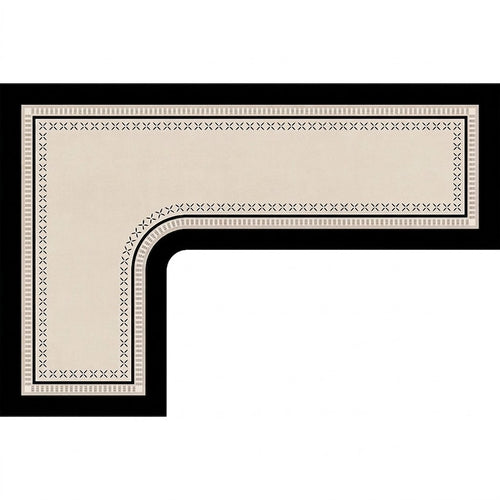 Modern L-Shaped Diatomite Kitchen Mat