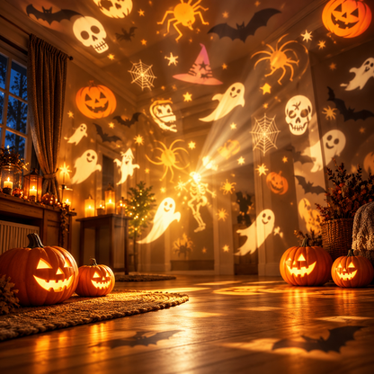 ✨Holiday Magic Projector – Light Up Halloween & Christmas