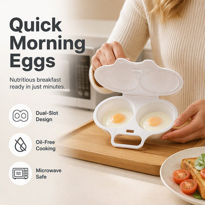 BOGO FREE – 2-Egg Microwave Poacher-1