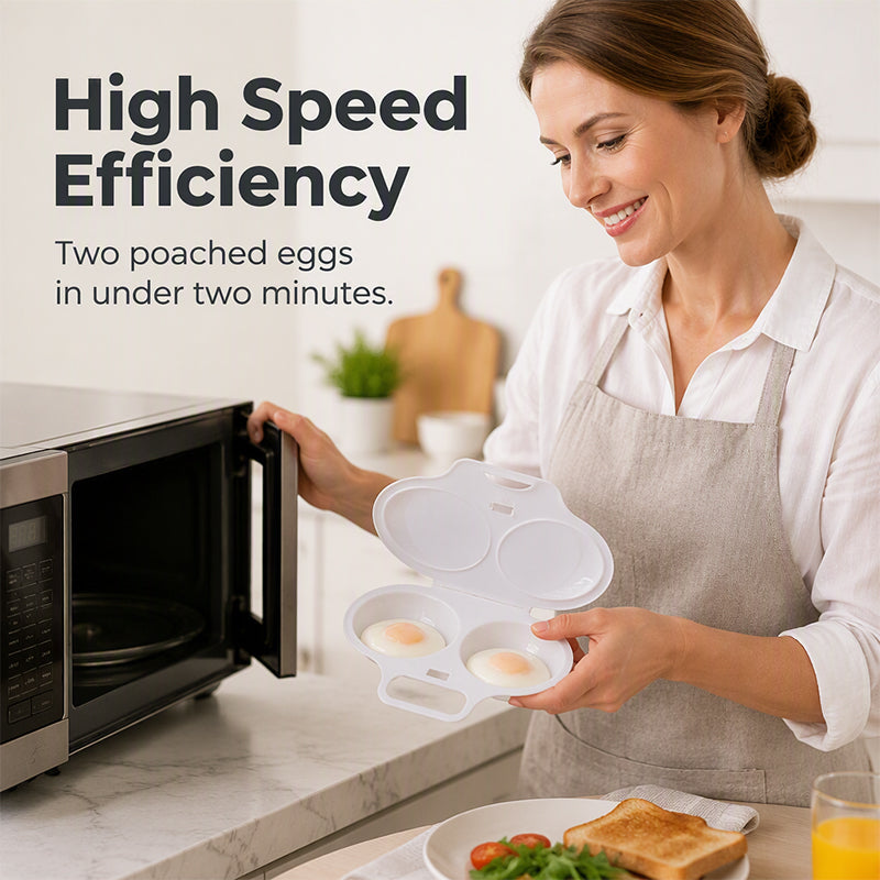 BOGO FREE – 2-Egg Microwave Poacher-1