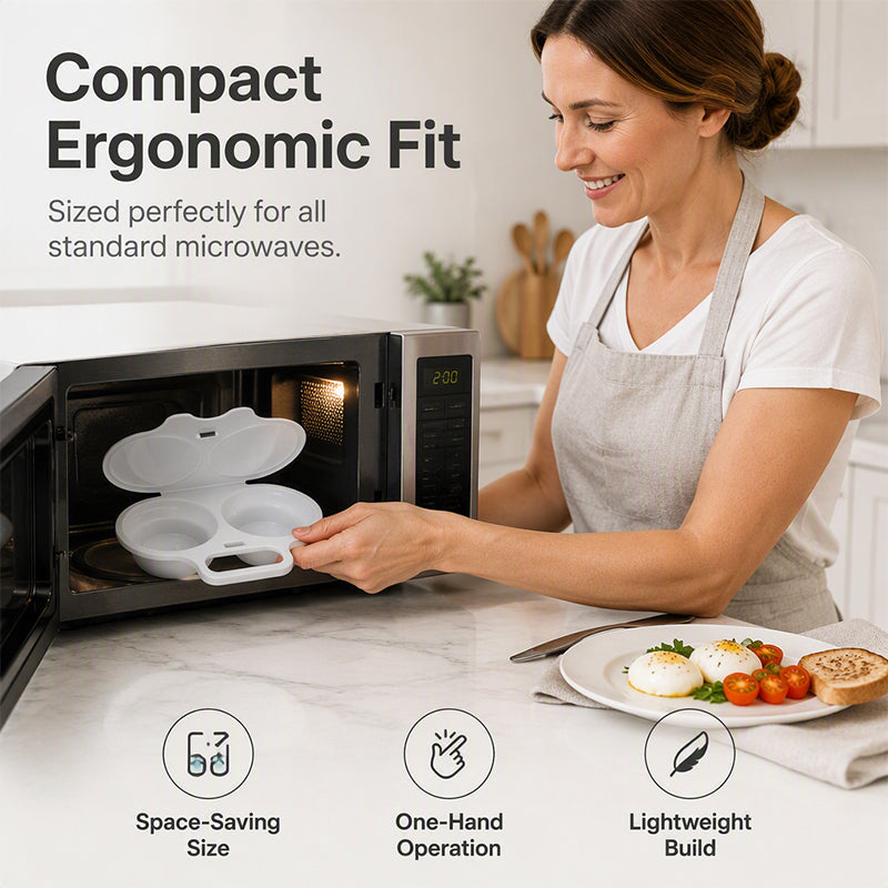 BOGO FREE – 2-Egg Microwave Poacher-1